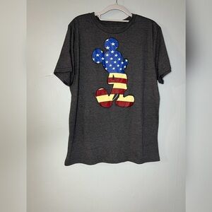 Disney Mickey Mouse red white and blue Fourth of July t-shirt